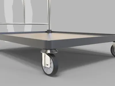 Luggage Trolley 2 3D model