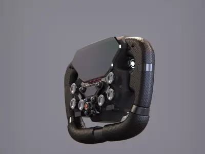 steering wheel auto motor tuning formule  3D model