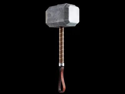 Mjolnir - Thor Hammer 3D model