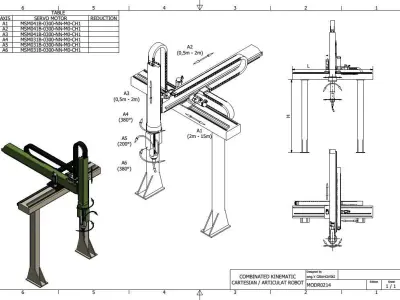 Welding Robot Free 3D model