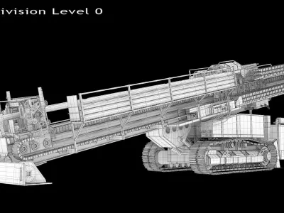 Mobile Drill 3D model