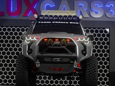 4Runner 2023 Custom Off road Interior and engine HQ  3D model