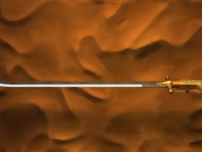 Arab Sword 3D model