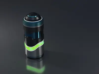 Sci-Fi Mini Capsule-1 Low-poly 3D model