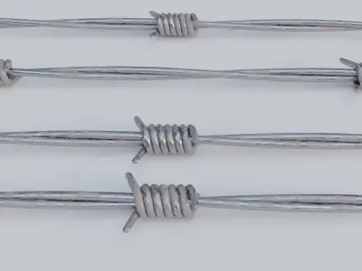 Barbed Wire 3D model purchase