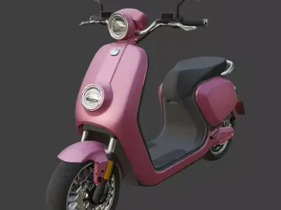 Electric Scooter 3D Model 3D model order