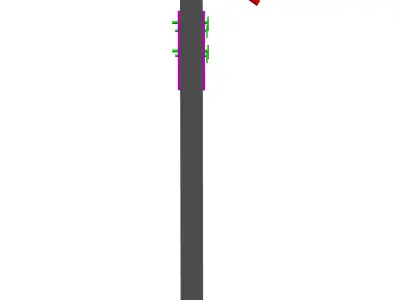 pressing machine 3D model
