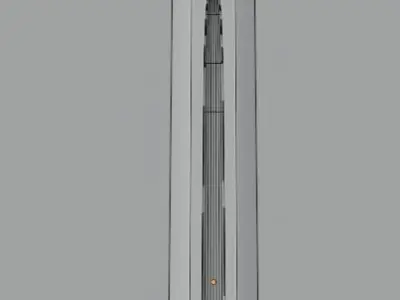 Viking Sword Low-poly 3D model 3