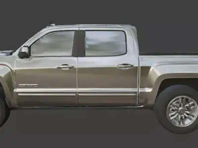 Pickup Truck 3D Model 3D model get