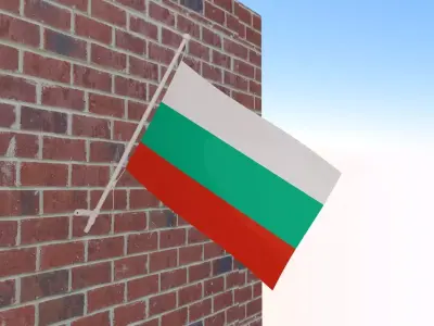 Flag of Bulgaria 3D model