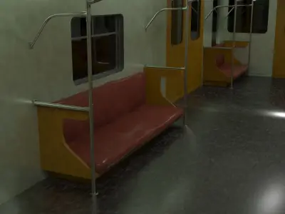 Metro Interior 3D model