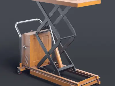 Scissor Lift Table I 3D model