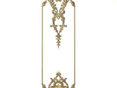 decorative pattern ready for 3D printing 3D model 79