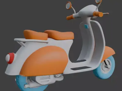 Scooter 3D Model 3D model get