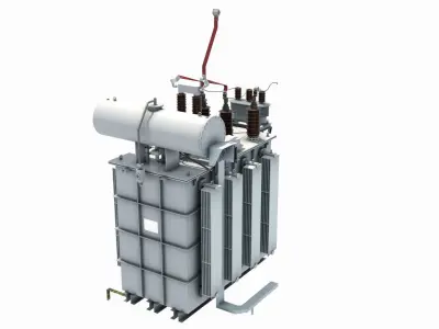 High Voltage Capacito 3D model