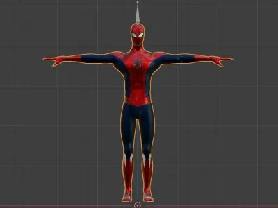 Spider-Man spider man Low-poly 3D model