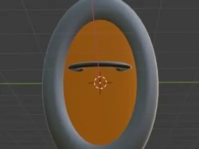 Low Poly Shield 3D model