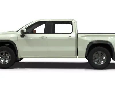2027 Concept Full Size Pickup Truck Inspired by Silverado 3D model