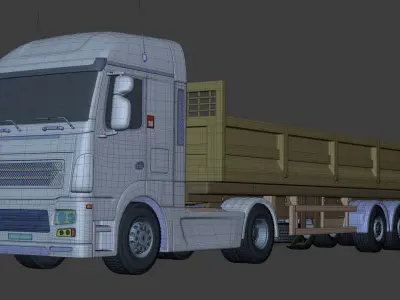 Generic  Tipping - Dump- Construction Heavy Truck 3D model