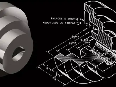Step Pulley Free 3D model