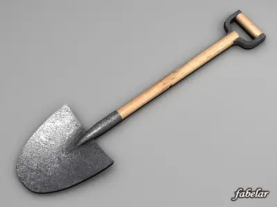 Shovel 3D model 9
