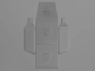 Sci-fi Spaceship 3D model buy