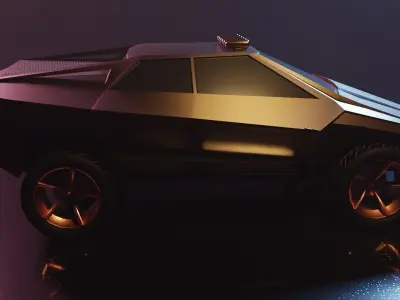 Wyvern concept car Free low-poly 3D model