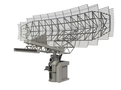 AN SPS-49 AIR SEARCH RADAR 3D model