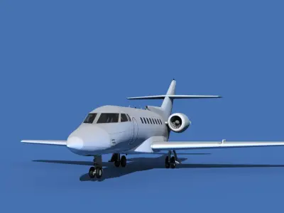 Hawker Siddley 1000 V00 3D model