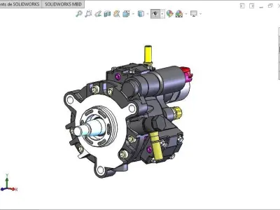 Hydraulic Pump HDI Siemens 3D model