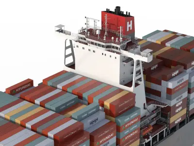 Container Ship 3D model