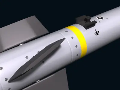Hard Kill Anti-Missile System 3D model
