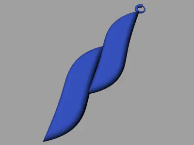 geometric pendant Free 3D print model