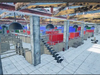 Shooting Training - Unreal Engine Low-poly 3D model
