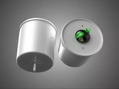 DUTCH BUCKET NET POT SYSTEM PLANT HYDROPONIC AEROPONIC SOILESS 3D model