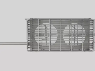 Air-Cooled Heat Exchanger 3d Model  3D model