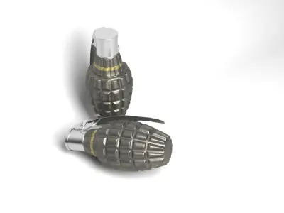 Grenade 3D model 2