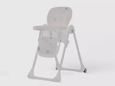 Baby stroller 3D model 3D model 21