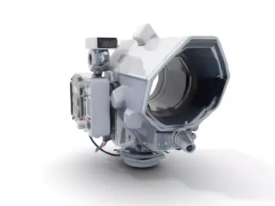 Industrial Surveillance Device model pack Low-poly 3D model