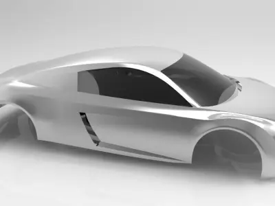 Audi R8 Car Free 3D model purchase