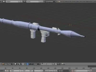 RPG low-poly objet pro Low-poly 3D model