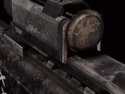 Zombie Shotgun 3D model