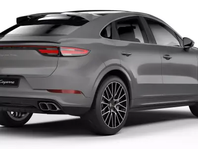 Porsche Cayenne Turbo Coupe 2020 3D model