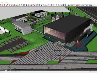 Sketchup Recreational Tourism building A1 3D model