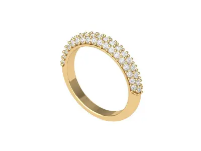 Wedding Ring  3D print model 189
