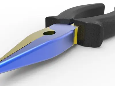 Pliers pair of Free 3D model