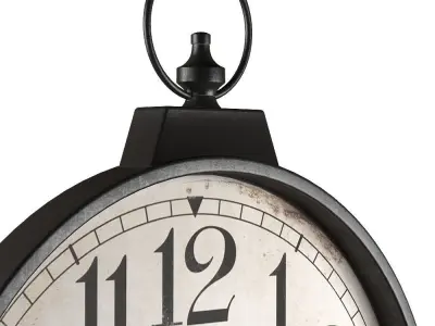 Vintage Clock 3D model purchase