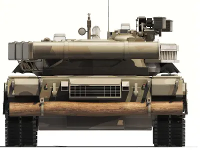Tank T-80UD 2012 3D model