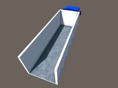 Industry Heavy Load Truck 1 Low-poly 3D model