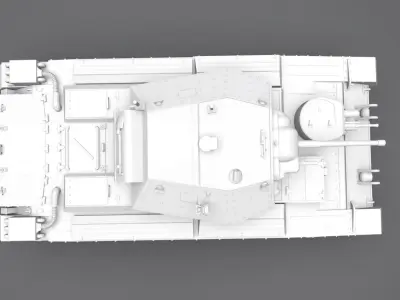Crusader Mk2 Scale model   3D print model